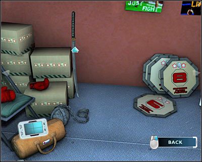 Jedyny obiekt, który Cię tu powinien zainteresować to katana - [Odcinek 2 - Coulda Been a Contender] Część 4 | CSI Mordercze Zamiary - CSI: Mordercze Zamiary - poradnik do gry