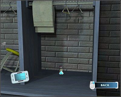 Powróć do głównego widoku na szatnię i kliknij na półkach znajdujących się po prawej stronie - [Odcinek 2 - Coulda Been a Contender] Część 6 | CSI Mordercze Zamiary - CSI: Mordercze Zamiary - poradnik do gry