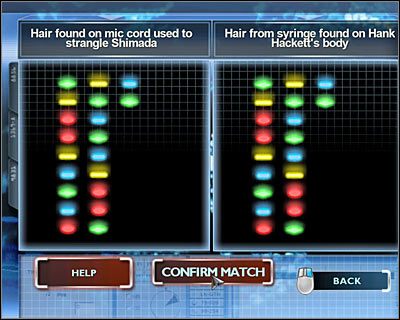 Możesz już wybrać analizę DNA (ten sam komputer) - [Odcinek 2 - Coulda Been a Contender] Część 7 | CSI Mordercze Zamiary - CSI: Mordercze Zamiary - poradnik do gry