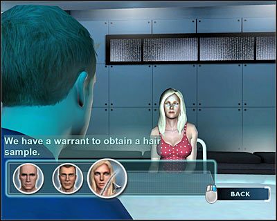 Tinę musisz poprosić o przekazanie nowej próbki - [Odcinek 2 - Coulda Been a Contender] Część 11 | CSI Mordercze Zamiary - CSI: Mordercze Zamiary - poradnik do gry