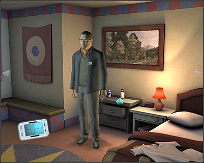 Kliknij teraz na niewielkiej szafce znajdującej się na prawo od miejsca, w którym stoi Langston - [Odcinek 3 - Last Gasp] Część 9 | CSI Mordercze Zamiary - CSI: Mordercze Zamiary - poradnik do gry