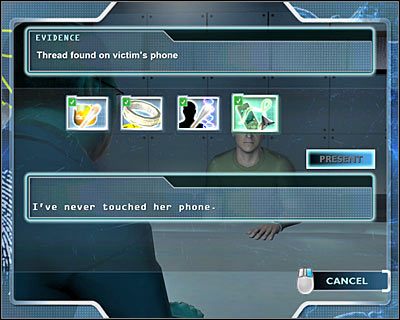 Wybieraj kolejne tematy przesłuchania - [Odcinek 3 - Last Gasp] Część 10 | CSI Mordercze Zamiary - CSI: Mordercze Zamiary - poradnik do gry