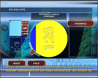 Teraz musisz odszukać miejsce, w którym znajdują się niewielkie przebarwienia na żółtej powierzchni - [Odcinek 4 - Extinguished] Część 4 | CSI Mordercze Zamiary - CSI: Mordercze Zamiary - poradnik do gry