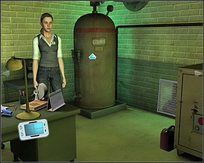 Teraz obejrzyj bojler ulokowany na prawo od Riley - [Odcinek 4 - Extinguished] Część 6 | CSI Mordercze Zamiary - CSI: Mordercze Zamiary - poradnik do gry