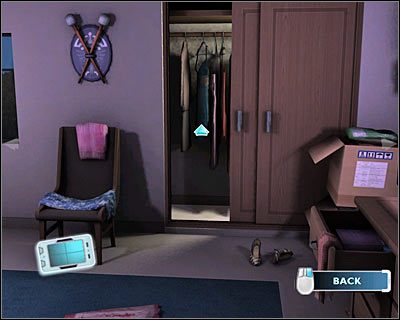 Zajrzyj do znajdującej się po prawej stronie garderobie - [Odcinek 4 - Extinguished] Część 8 | CSI Mordercze Zamiary - CSI: Mordercze Zamiary - poradnik do gry