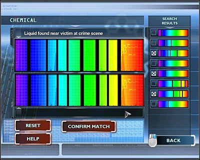 Zacznij oczywiście od wybrania się do windy i tablicy ze zdjęciami z miejsca zbrodni - [Odcinek 5 - Crime Scene Impersonator] Część 3 | CSI Mordercze Zamiary - CSI: Mordercze Zamiary - poradnik do gry