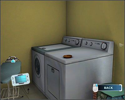 Na początek kliknij na desce do prasowania - [Odcinek 5 - Crime Scene Impersonator] Część 4 | CSI Mordercze Zamiary - CSI: Mordercze Zamiary - poradnik do gry