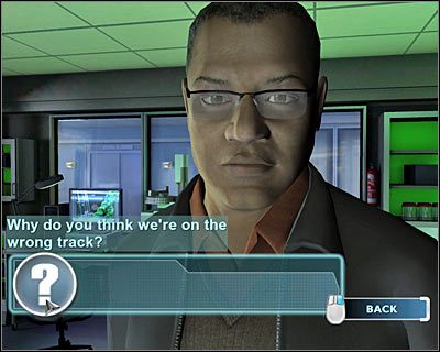 Tu będziesz mógł ponownie porozmawiać z Langstonem - [Odcinek 5 - Crime Scene Impersonator] Część 7 | CSI Mordercze Zamiary - CSI: Mordercze Zamiary - poradnik do gry