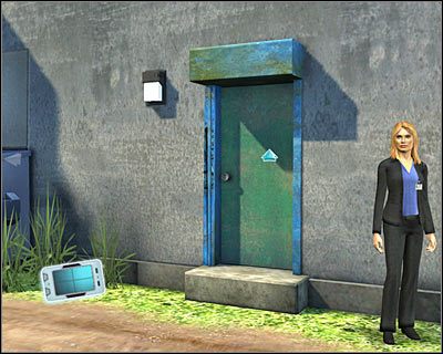 Obejrzyj drzwi znajdujące się na lewo od Catherine - [Odcinek 5 - Crime Scene Impersonator] Część 8 | CSI Mordercze Zamiary - CSI: Mordercze Zamiary - poradnik do gry