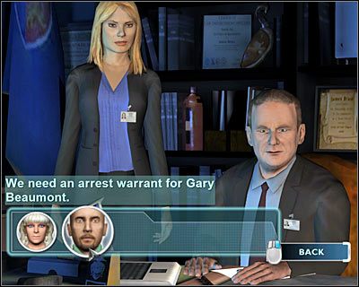 Poproś Brassa o wydanie nakazu aresztowania - [Odcinek 5 - Crime Scene Impersonator] Część 9 | CSI Mordercze Zamiary - CSI: Mordercze Zamiary - poradnik do gry