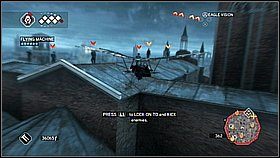 W zadaniu musimy po prostu kopnąć jednego ze strażników podczas przelotu maszyną Leonardo - Packa na muchy | Lista trofeów Assassins Creed II - Assassins Creed II - poradnik do gry