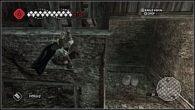 Z niej skaczemy w prawo na belkę pod ścianą z drewna - Widzę stąd twój dom! | Lista trofeów Assassins Creed II - Assassins Creed II - poradnik do gry