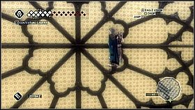 Na drugim balkonie ponownie obracamy się w prawo i skaczemy po belkach - Święć się imię Twoje - cz. 2 | Lista trofeów Assassins Creed II - Assassins Creed II - poradnik do gry