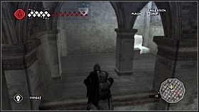 Biegniemy korytarzem w dół i wspinamy się na balustradę - Ucieczka z więzienia - cz. 1 | Lista trofeów Assassins Creed II - Assassins Creed II - poradnik do gry