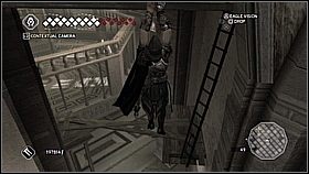 Przedostajemy się na drugą stronę w poprzek pomieszczenia po ciągu żyrandoli - Chórzysta - cz. 1 | Lista trofeów Assassins Creed II - Assassins Creed II - poradnik do gry