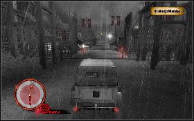 Następnie jedź ciągle po drodze, tak jak pokazuje ci mapa, rozjeżdżając żołnierzy wroga [1] - Z deszczu pod... | Prolog | The Saboteur - The Saboteur - poradnik do gry