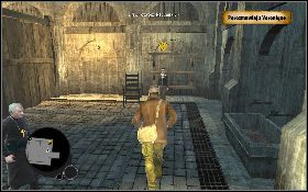 Następnie skieruj się do kwatery ruchu oporu [1] i porozmawiaj z Veronique [2] - Uderzenie butelką | Akt I | The Saboteur - The Saboteur - poradnik do gry