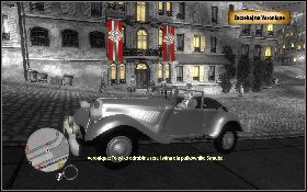 Po rozmowie z Veronique załatw jakiś samochód i pojedź z dziewczyną, we wskazane przez nią miejsce [1] - Przesyłka specjalna (Veronique) | Akt I | The Saboteur - The Saboteur - poradnik do gry