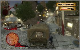 Po zakończeniu animowanej scenki, wejdź do samochodu i zacznij jechać jedyną możliwą drogą - Zakopane tajemnice (Skylar) | Akt I | The Saboteur - The Saboteur - poradnik do gry