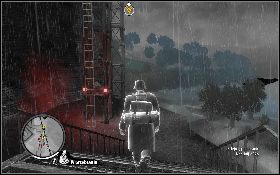 Korzystając z drabin, zacznij wchodzić na górę [1] - Komornik (Vittore) | Akt II | The Saboteur - The Saboteur - poradnik do gry