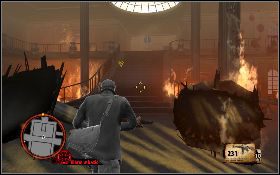 W końcu dotrzesz do palącego się pokoju, w którym jest pełno nazistów - Punkt wrzenia (Bryman) | Akt II | The Saboteur - The Saboteur - poradnik do gry