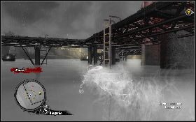 Po rozmowie z Brymanem zdobądź niemiecki mundur i wskocz do kanału [1] , w pobliżu bazy dla Zeppelinów - Potrzeba kilku... lub tego jednego (Bryman) | Akt II | The Saboteur - The Saboteur - poradnik do gry