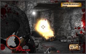 Potem jak najszybciej zacznij likwidować żołnierzy, którzy zaatakują cię od strony tunelu [1] - Cest ici lempire de la mort | Akt III | The Saboteur - The Saboteur - poradnik do gry