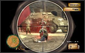 Będziesz miał teraz na głowie sporo Niemców, dlatego najlepiej zacząć kierować się w stronę jednego z ognisk oporu, które są na zielono zaznaczone na twojej mapie - Historia Margot Bonaire | Misje poboczne | The Saboteur - The Saboteur - poradnik do gry