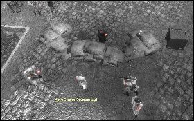 Odwieź go do kwatery generała [1] i poczekaj, aż pójdzie wysadzić go w powietrze - Historia dr. Kwonga | Misje poboczne | The Saboteur - The Saboteur - poradnik do gry