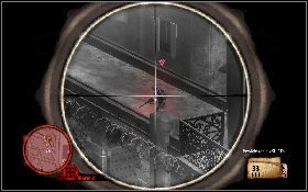 Możliwe, że z ziemi nie dostrzeżesz ich wszystkich, dlatego wejdź po ścianie [1] na budynek z lewej - Historia Duvala Mingo | Misje poboczne | The Saboteur - The Saboteur - poradnik do gry