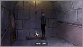 Zdejmij więc obraz ze ściany (bohaterka automatycznie odstawi go na bok) - Poradnik do gry - [Rozdział 1] Brian Basco nie żyje (cz.1) - Runaway: Przewrotny Los - poradnik do gry