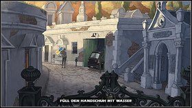 Wyjdź z kaplicy i przejdź w stronę widocznego w otwartym garażu karawanu - [Rozdział 1] Brian Basco nie żyje (cz.2) | Runaway Przewrotny Los - Runaway: Przewrotny Los - poradnik do gry