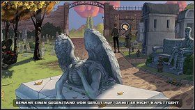 Opuść warsztat i po schodkach po prawej wróć na cmentarz - [Rozdział 1] Brian Basco nie żyje (cz.2) | Runaway Przewrotny Los - Runaway: Przewrotny Los - poradnik do gry