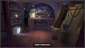 Teraz odszukaj Agathę (jest z tyłu krypty przy swoim urządzeniu pomiarowym) - [Rozdział 1] Brian Basco nie żyje (cz.2) | Runaway Przewrotny Los - Runaway: Przewrotny Los - poradnik do gry