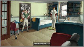 Po skończonej rozmowie zagadnij Gabbo raz jeszcze, kolega powtórzy zwięźle cały plan - [Rozdział 2] Sztuka uciekania | Runaway Przewrotny Los - Runaway: Przewrotny Los - poradnik do gry