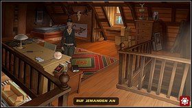 Doktor kontynuuje rozmowę z szeryfem i w pewnym momencie musi udowodnić, że jest przyjacielem zmarłego - [Rozdział 3] Rzekome samobójstwo (cz.2) | Runaway Przewrotny Los - Runaway: Przewrotny Los - poradnik do gry