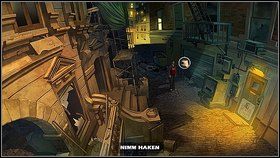 Ocknąwszy się, przejdź w prawo, znajdziesz się nieopodal śmietnika, z którego Brian wygrzebał wcześniej puszkę farby (a jeśli jeszcze jej nie masz, wyjmij ją teraz) - [Rozdział 6] Nadchodzi koniec (cz.1) | Runaway Przewrotny Los - Runaway: Przewrotny Los - poradnik do gry