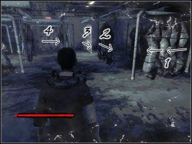 Trafiamy do chłodni i musimy rozwiązać zagadkę przestawiając bramki z mięsem - [Opis przejścia - Jeff] cz. 1 | Piła - Piła - poradnik do gry