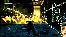 Po filmiku wskocz po kamieniach, biegnij po gzymsie a następnie przebiegnij po ścianie - Misja 1 | Opis przejścia | Ninja Blade - Ninja Blade - poradnik do gry