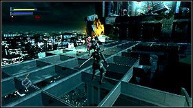 Użyj Shurikenu Cyklonu aby ugasić pożar w korytarzu - Misja 1 | Opis przejścia | Ninja Blade - Ninja Blade - poradnik do gry