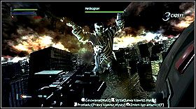 Zejdź na dół, idź w stronę białego autobusu a następnie użyj podwójnego mieczy aby przedostać się na następną ulicę - Misja 9 | Opis przejścia | Ninja Blade - Ninja Blade - poradnik do gry