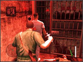 W czerwonym korytarzu czeka na nas strzykawka #1 - 1. Awakening - Opis przejścia - Manhunt 2 - poradnik do gry