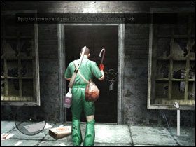 Używając [spacji], przechodzimy pod deskami #1 - 2. Ghosts - Opis przejścia - Manhunt 2 - poradnik do gry