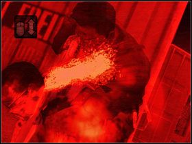 Wchodzimy do strażnicy i naciskamy przycisk migający na zielono #1 - 10. Ritual cleansing - Opis przejścia - Manhunt 2 - poradnik do gry