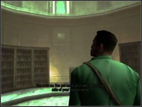 Po lewej odszukujemy przejście do biblioteki - 15B. Release therapy (LEO) - Opis przejścia - Manhunt 2 - poradnik do gry