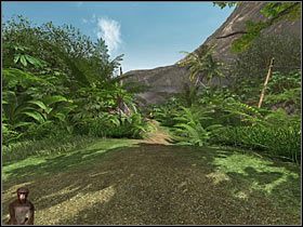 Skończywszy zbieranie mrówek, zaopatrz się jeszcze w pestki pinii (na lewo od ścieżki) - Rozdział pierwszy (2) - Opis przejścia - Return to Mysterious Island 2 - poradnik do gry