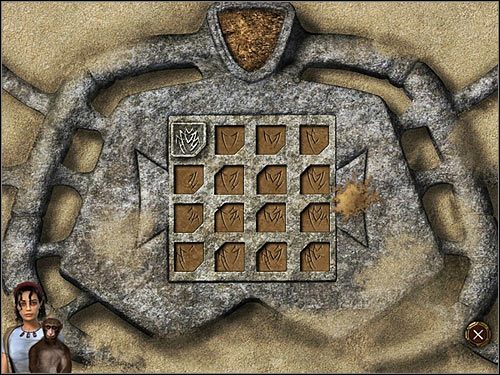 W górnym rzędzie i w lewej (lub prawej, ale w lewej wygodniej) kolumnie trzeba ulokować 6 symboli (nazwijmy je: podstawowych) - Rozdział piąty (2) - Opis przejścia - Return to Mysterious Island 2 - poradnik do gry