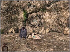 Poślij teraz Jepa do kryjówki Leonarda, małpiszona, podkradającego Ci przedmioty z ekwipunku (przejście w skałach po lewej) - Rozdział piąty (3) - Opis przejścia - Return to Mysterious Island 2 - poradnik do gry