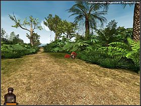 Maszeruj przed siebie, ścieżką biegnącą na wprost od mostku - Rozdział trzeci (1) - Opis przejścia - Return to Mysterious Island 2 - poradnik do gry