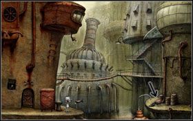 Przed nami konsola z sterująca - [Opis przejścia] Scena 09 | Machinarium - Machinarium - poradnik do gry